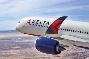 exterior of Delta plane