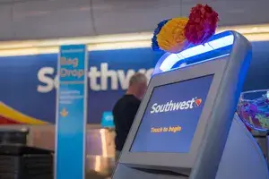 Check in kiosk for Southwest