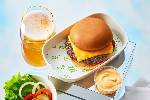 A shake shack cheeseburger 