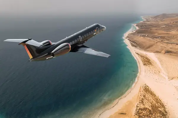 A private plane flying to Cabo