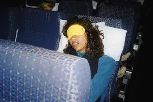 Sleeping on Flight