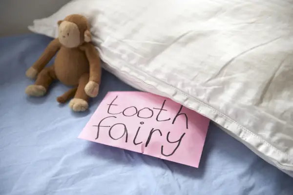 tooth fairy envelope under pillow