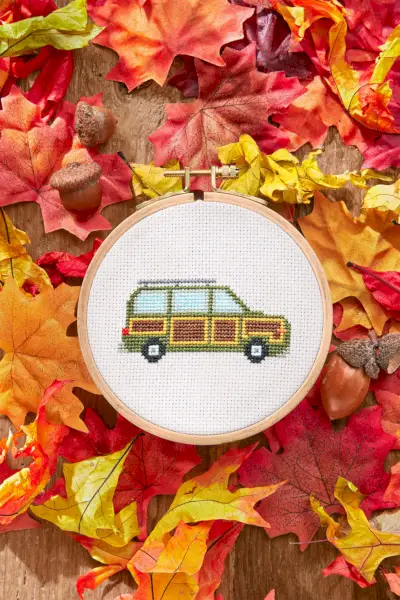 wagoneer free cross stitch pattern