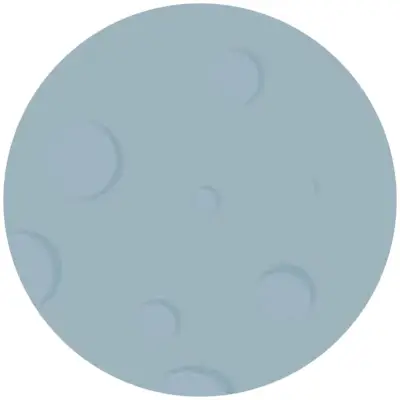 new moon phase, dark moon, no portion illuminated