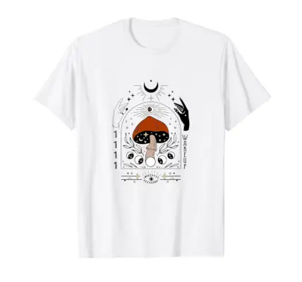1111 Angel Number Mushroom T-Shirt