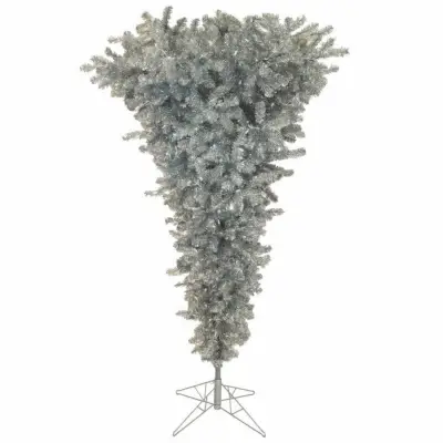 Silver Upside Down Christmas Tree 