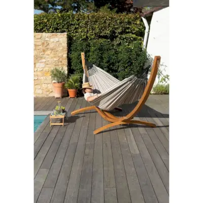 Elipso Nature Larch Wood Hammock Stand