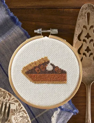 slice of pie cross stitch pattern, countrylivingcomcross stitch