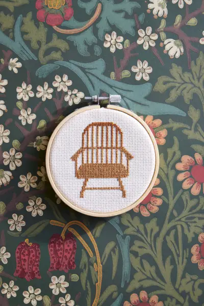 chair cross stitch