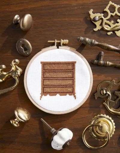dresser cross stitch pattern