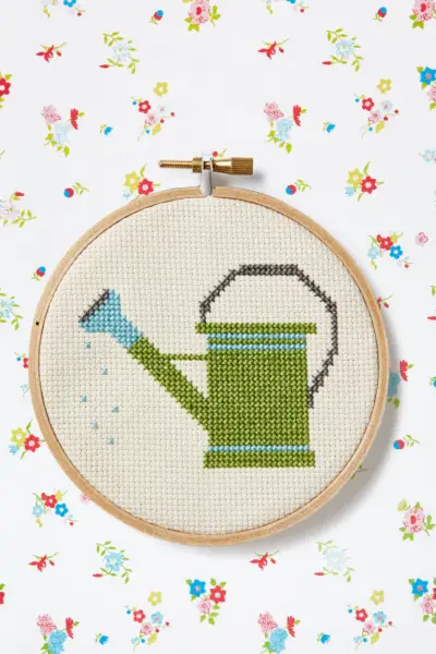 Green, Pattern, Textile, Embroidery, Pink, Aqua, Circle, Cross-stitch, Creative arts, Turquoise, 