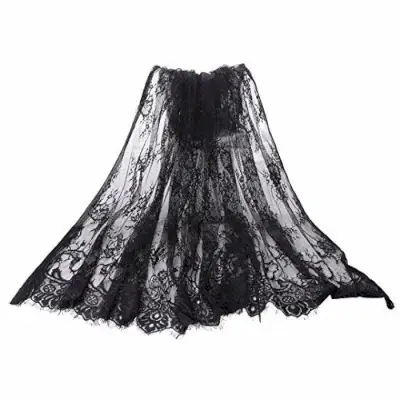 Black Lace Fabric 