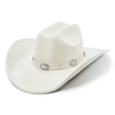 Ivory Felt Cowboy Hat