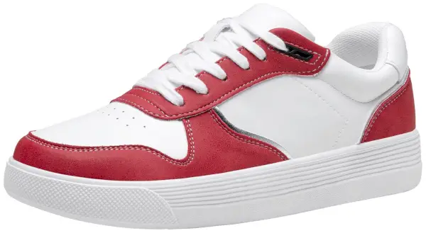 Red and White Sneakers