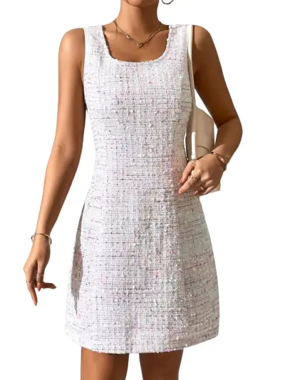 White Shift Dress
