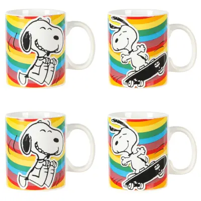 Rainbow Snoopy Mug