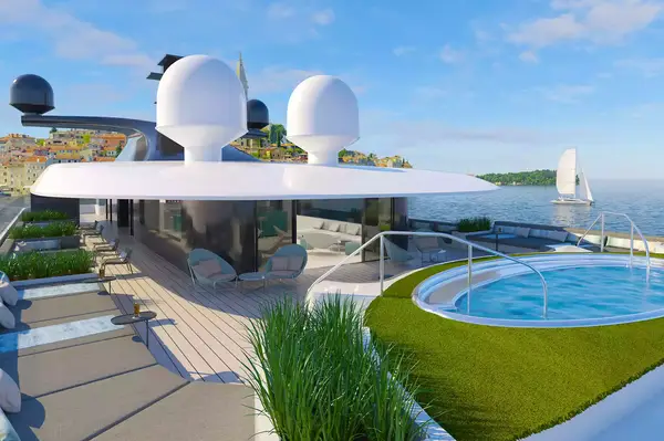 a rendering of Emerald Kaias pool 