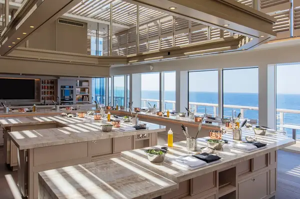 cooking class on board the Silver Ray