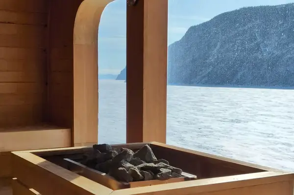 sauna on board Le Commandant Charcot