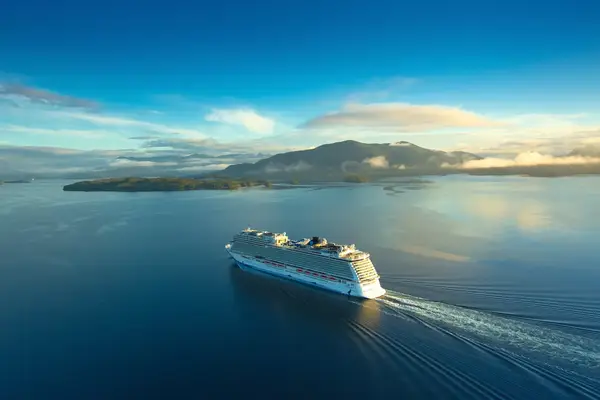 A cruise ship in Ketchikan, Alaska
