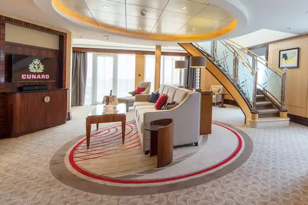 The Queens Grill Grand Duplex Apartment on board the Queen Mary 2 cruise ship