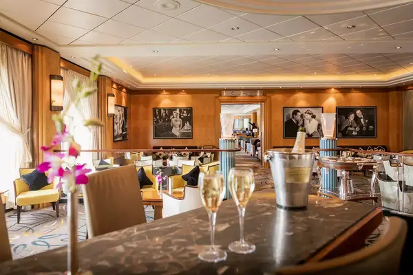 The Laurent-Perrier Champagne Bar on board the Queen Mary 2 cruise ship
