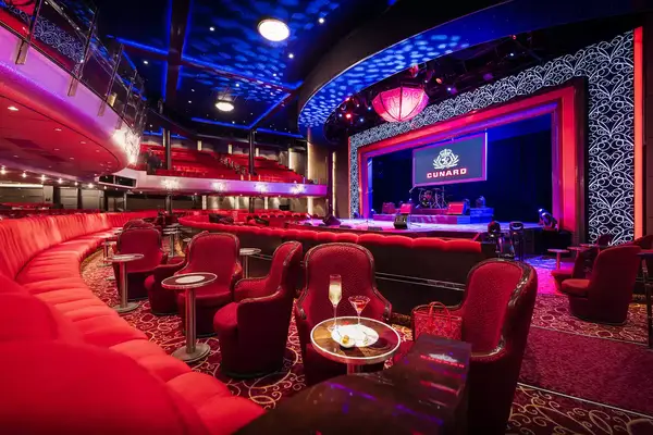 The Royal Court Theatre on board the Queen Mary 2 cruise ship