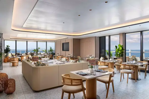 Ilma Yacht Ritz Carlton dining room 