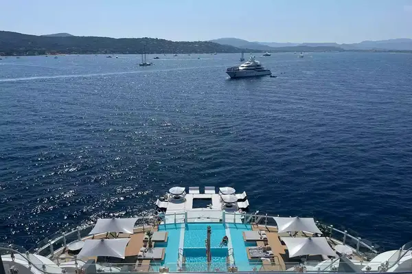 Aerial of Ilma Yacht Ritz Carlton