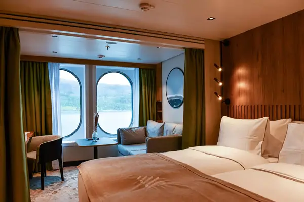 Interior of a state room on board the SH Diana 