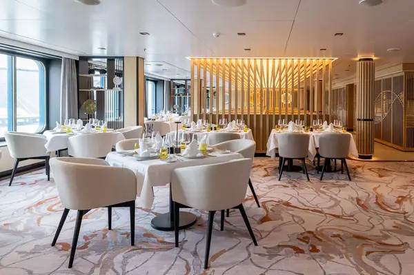 The Swan Restaurant on board the SH Diana with Swan Hellenic 