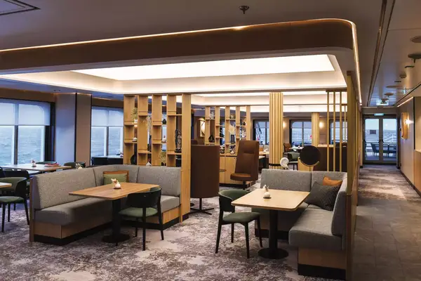 Interior of the Club Lounge on board the SH Diana 