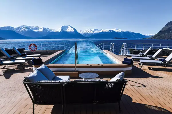 View from the pool deck on board the SH Diana 