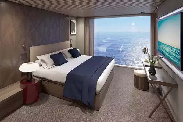 Haven Duplex Bedroom on board the Norwegian Luna