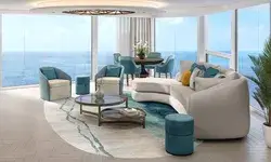The Solarium Suite Living Room on Royal Caribbeanâs Utopia of the Seas