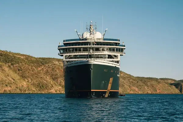 The Seabourn Pursuit cruise ship in Australia