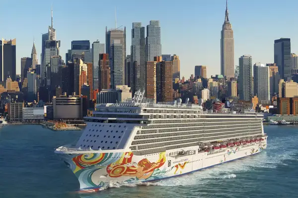 The Norwegian Getaway. cruise ship in New York