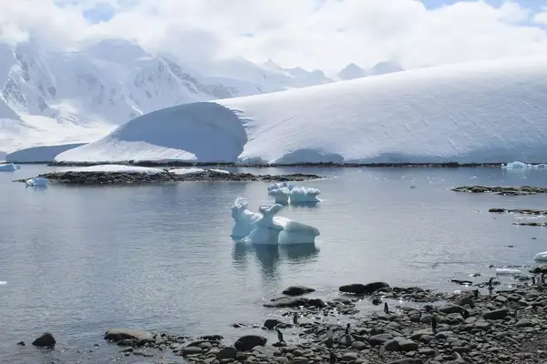 Snowy landscape of Antarctica