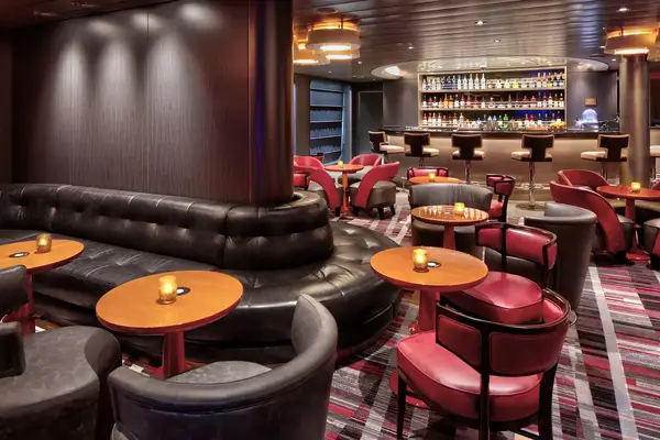 The Rolling Stone Rock Bar on board the Rotterdam ship by Holland America Line