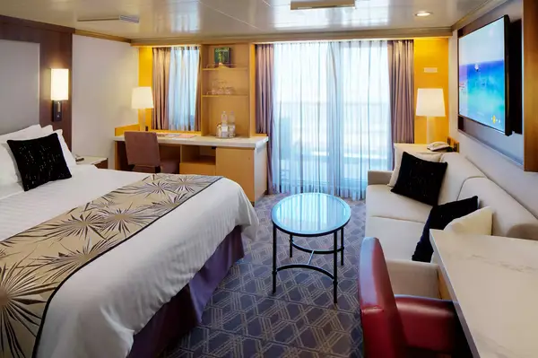 bedroom onboard the Holland America Westerdam 