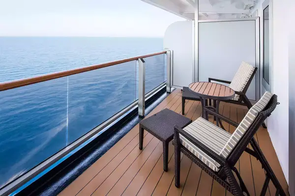 Balcony on the Holland America Westerdam 