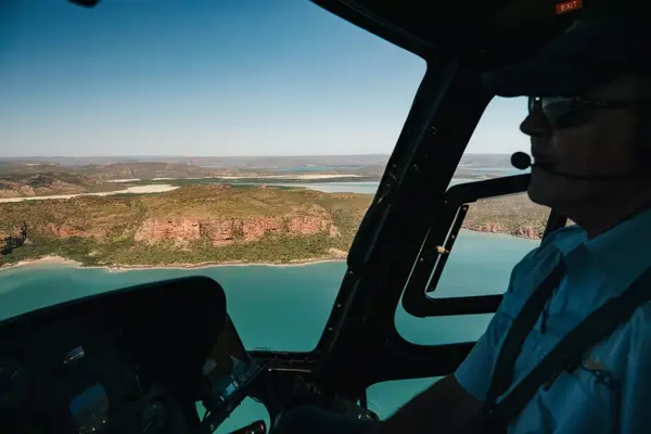 A helicopter tour of Australia