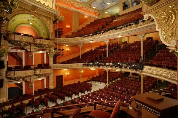 Interior of the Colonial Theatre in Massachusetts