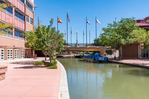 A riverwalk space in Colorado