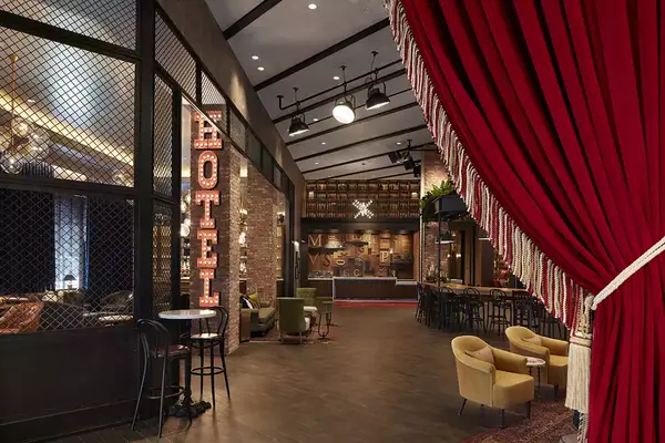 Interior of a hotel and casino in Massachusetts