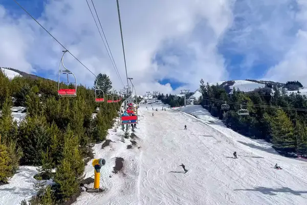 Ski slope at Cerro Catedral, Bariloche, Argentina