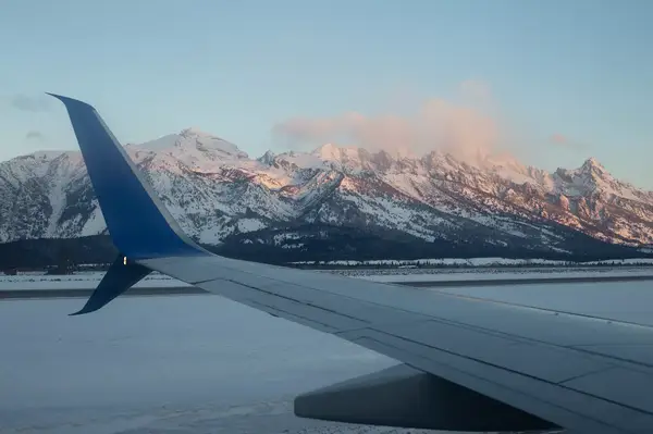 Landing in Jackson Hole 