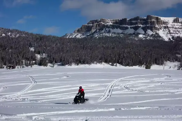 Snowmobiling in Jackson Hole 