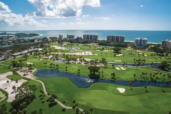 Golf courses at a hotel resort in Florida