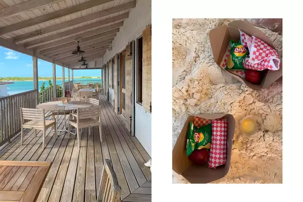 Dining at Ambergris Cay in Turks and Caicos